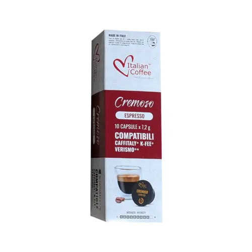 Капсули за кафе Italian Coffee Cremoso 10 бр. система Caffitaly