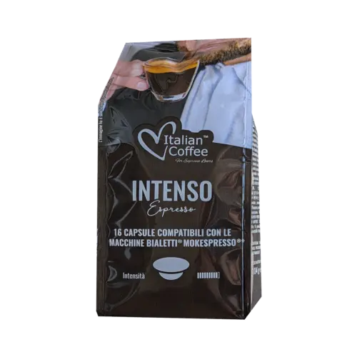 Капсули за кафе Italian Coffee Intenso съвместими с Bialetti 16 бр.