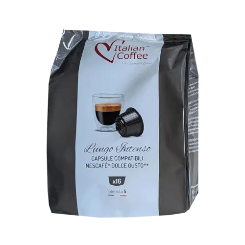 Кафе капсули Italian Coffee Lungo съвместими с Dolce Gusto 16 бр.