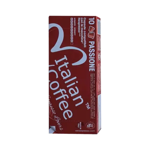 Капсули за кафе Italian Coffee Passione съвместими с Nespresso 10 бр.