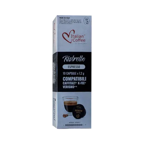 Капсули за кафе Italian Coffee Ristretto 10 бр. система Caffitaly 