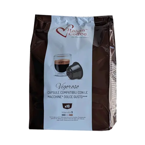 Кафе капсули Italian Coffee Vigoroso съвместими с Dolce Gusto 16 бр.