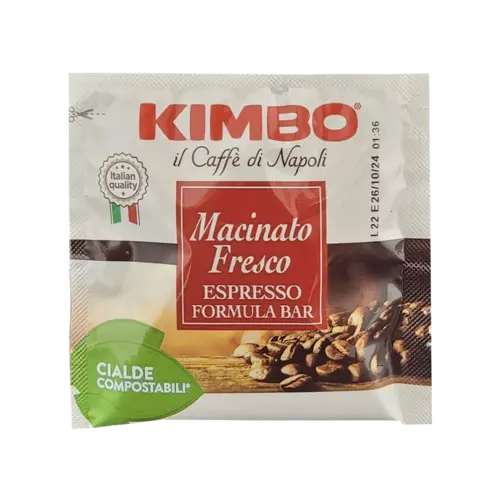 Кафе на филтър дози Kimbo Macinato Fresco 110 бр. 44 mm E.S.E.