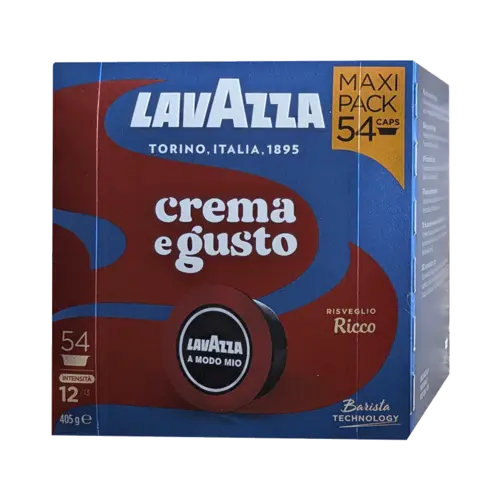 54 бр. кафе капсули LAVAZZA CREMA E GUSTO RICCO A Modo Mio
