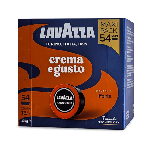 54 бр. кафе капсули LAVAZZA CREMA E GUSTO FORTE A MODO MIO
