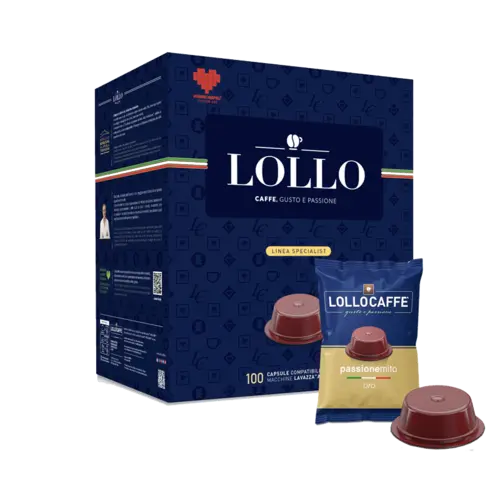 Капсули за кафе Lollo Caffè ORO 100 бр. съвместими с A Modo Mio