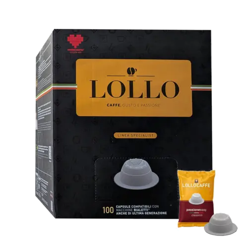 Капсули за кафе Lollo Classica съвместими с Bialetti 100 бр.