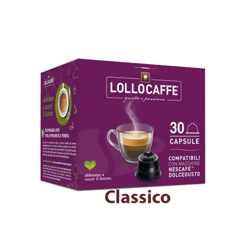 Капсули Lollo Caffè Passionedolce Classico 30 бр. съвместими с Nescafe Dolce Gusto