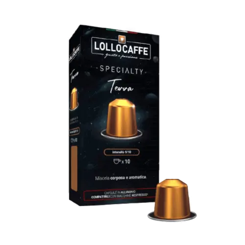 Алуминиеви капсули Lollo Caffè Specialty Miscela Terra съвместими с Nespresso 10 бр.