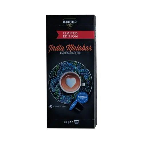 Кафе капсули Martello INDIA MALABAR / Индия Малабар, 10 бр.
