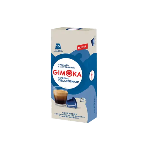 Капсули за кафе Gimoka Caffè без кофеин съвместими с Nespresso 10 бр.