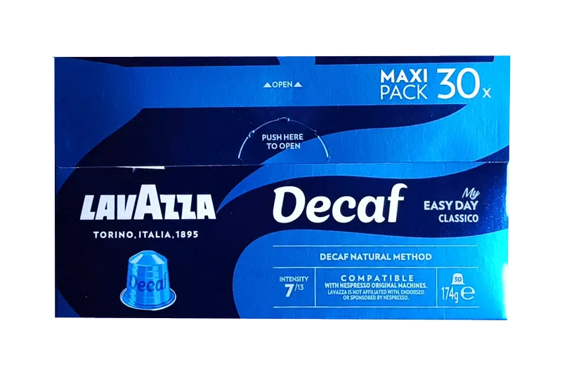 Алуминиеви капсули Lavazza Espresso без кофеин 30 бр. съвместими с Nespresso