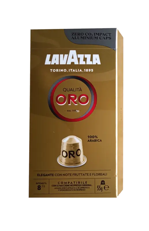 Алуминиеви капсули Lavazza Qualità Oro 10 бр. съвместими с Nespresso