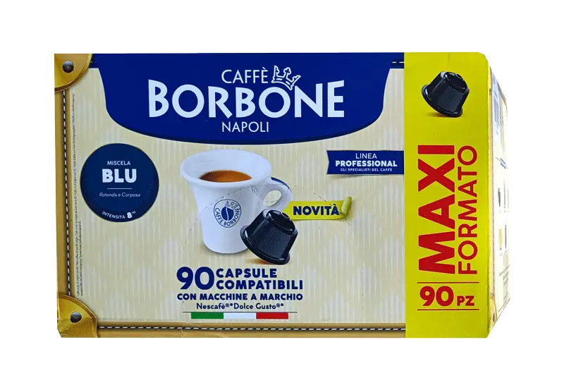Капсули Borbone Miscela Blu  90 бр. съвместими с Nescafe Dolce Gusto