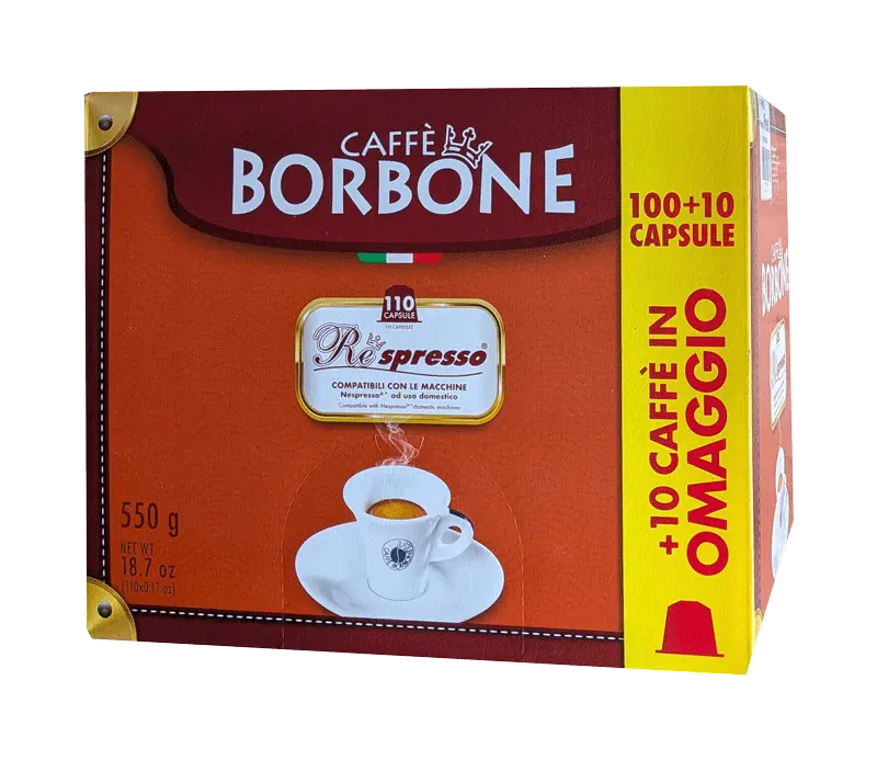 Капсули Borbone miscela Rossa съвместими с Nespresso 110 бр.