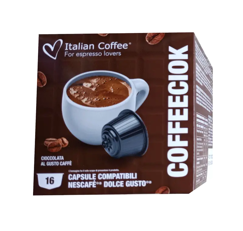 Капсули Italian Coffee кафе с шоколад съвместими с Nescafe Dolce Gusto 16 бр.