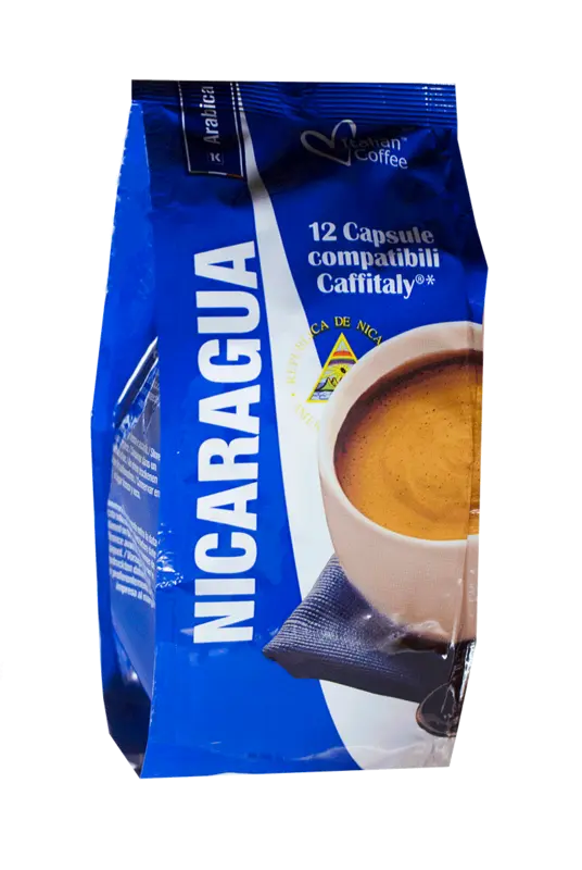Капсули за кафе Italian Coffee кафе Никарагуа 12 бр. система Caffitaly