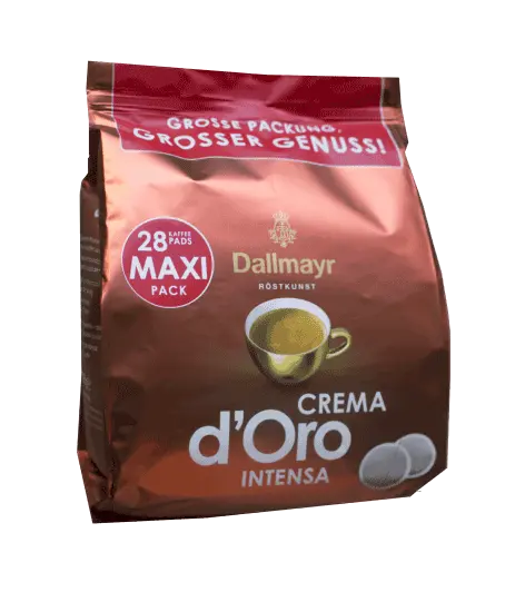 Кафе филтри дози Dallmayr Crema d'Oro Intensa 28 бр. - 62мм