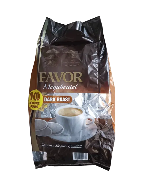 Кафе филтри дози Favor  Dark Roast, 100 бр. - 62 мм