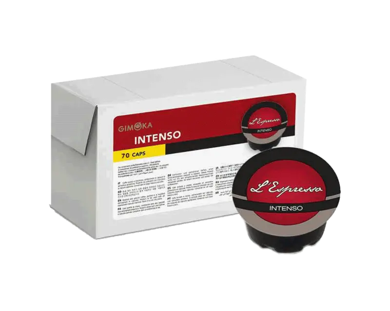 Капсули Gimoka Espresso Intenso съвместими с Lavazza A Modo Mio 70 бр