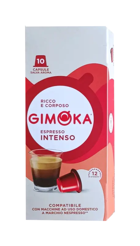 Капсули за кафе Gimoka Intenso съвместими с Nespresso 10 бр.