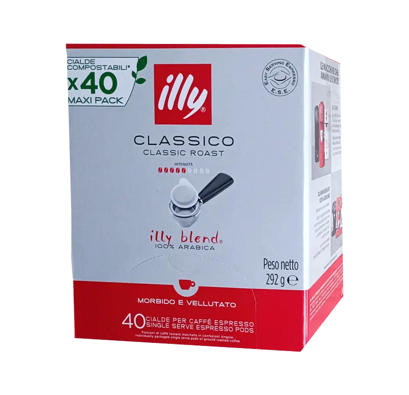 Кафе филтър дози Illy Espresso Classic E.S.E. 40 бр.