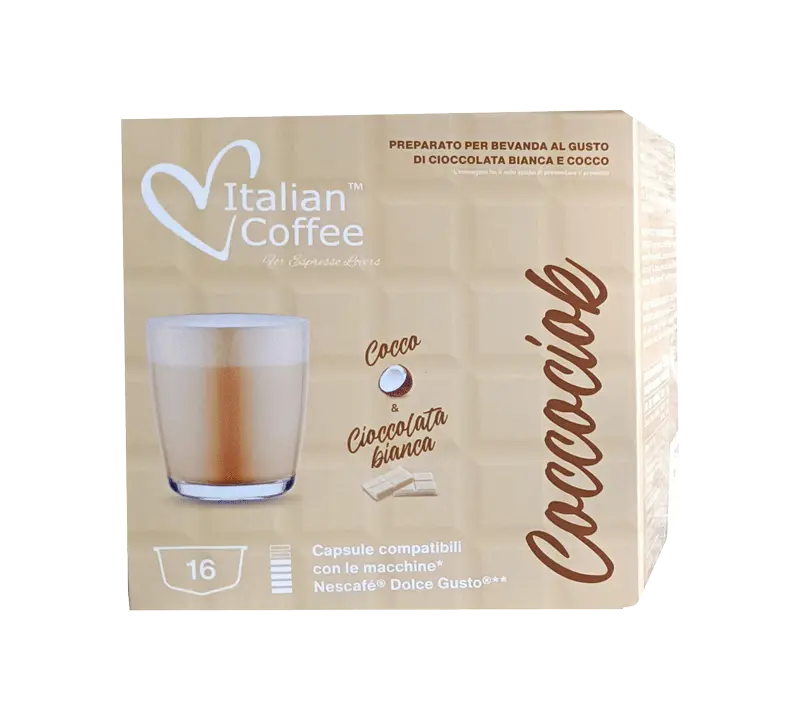 Капсули Italian Coffee бял шоколад съвместими с Nescafe Dolce Gusto 16 бр.