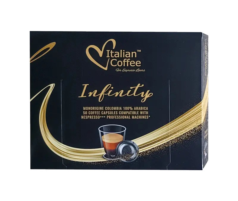 Кафе капсули Italian Coffee 100% Арабика Колумбия съвместими с Nespresso Professional, 50 бр.