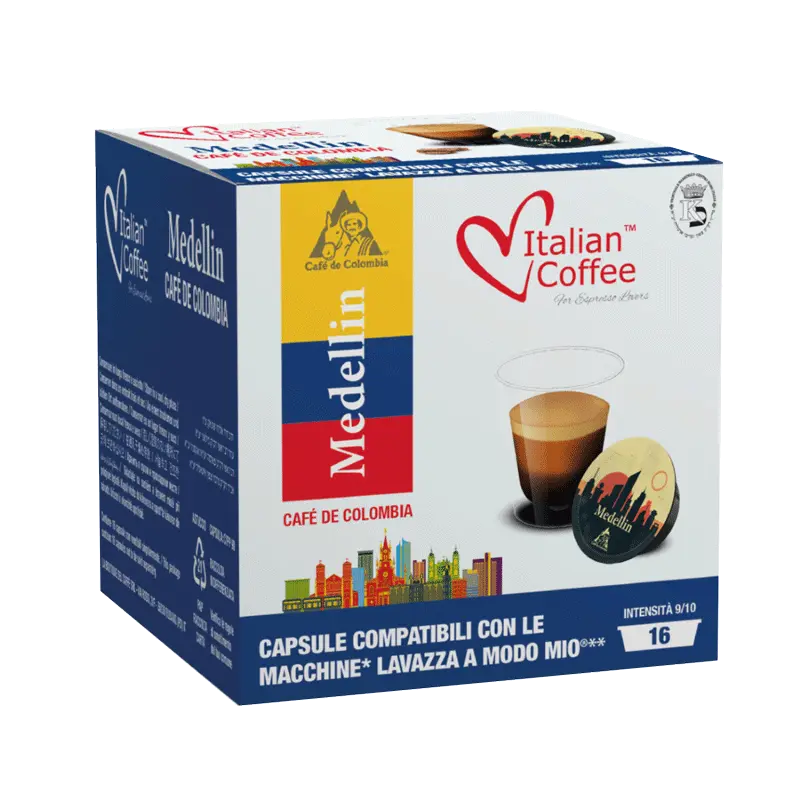 Кафе капсули Italian Coffee  Колумбия съвместими с Lavazza A Modo Mio 16 бр