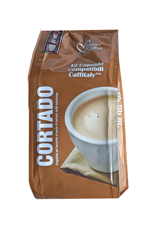 Капсули за кафе Italian Coffee Cortado12 бр. система Caffitaly