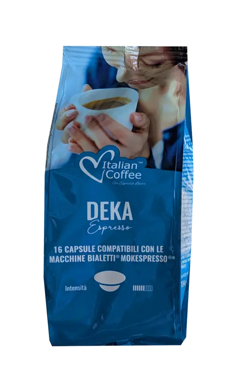 Капсули за кафе Italian Coffee без кофеин съвместими с Bialetti 16 бр.