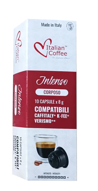 Капсули за кафе Italian Coffee Intenso Corposo 10 бр. Caffitaly