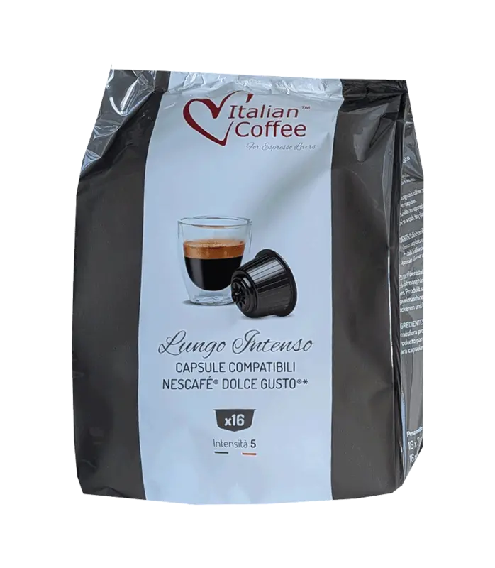 Кафе капсули Italian Coffee Lungo съвместими с Dolce Gusto 16 бр.