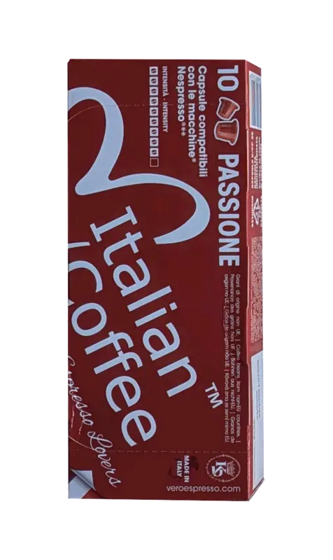 Капсули за кафе Italian Coffee Passione съвместими с Nespresso 10 бр.
