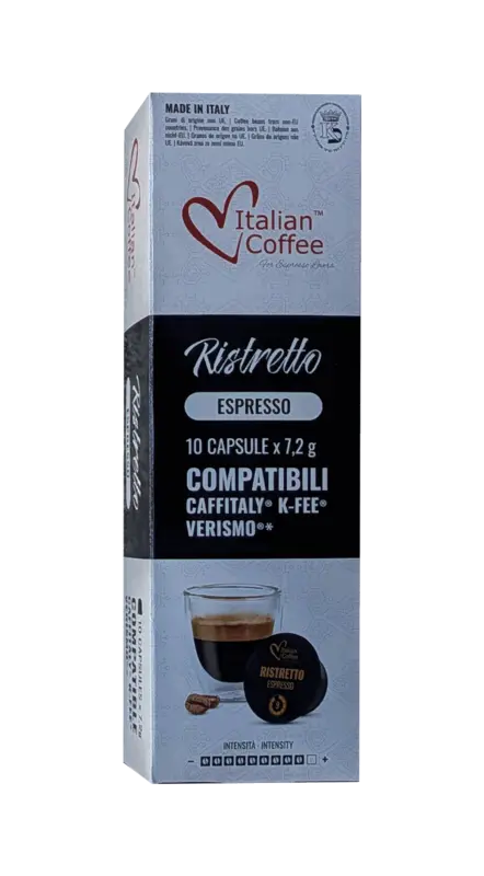 Капсули за кафе Italian Coffee Ristretto 10 бр. система Caffitaly 