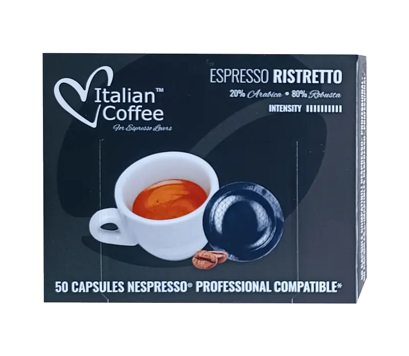 Кафе капсули Italian Coffee Ristretto съвместими с Nespresso Professional, 50 бр.