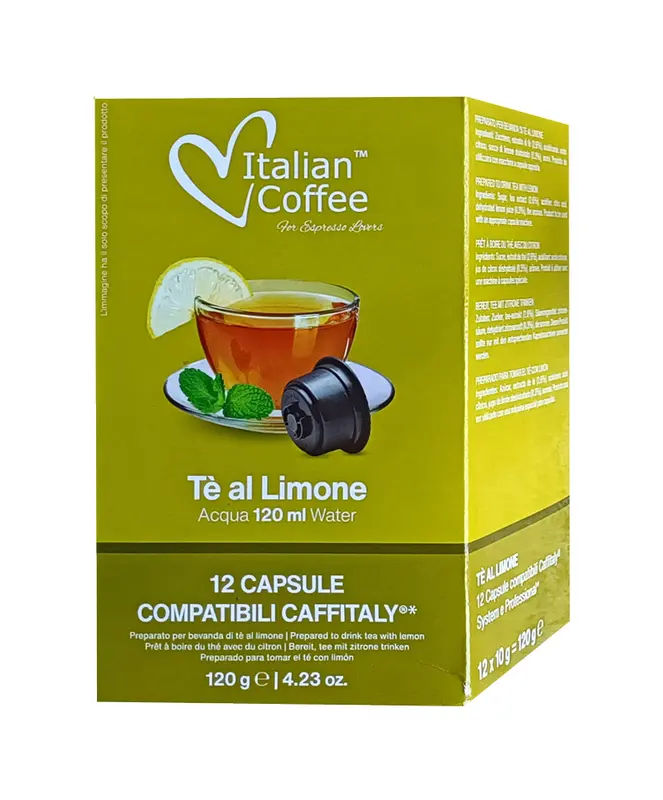 Капсули Italian Coffee чай лимон 12 бр. система Caffitaly
