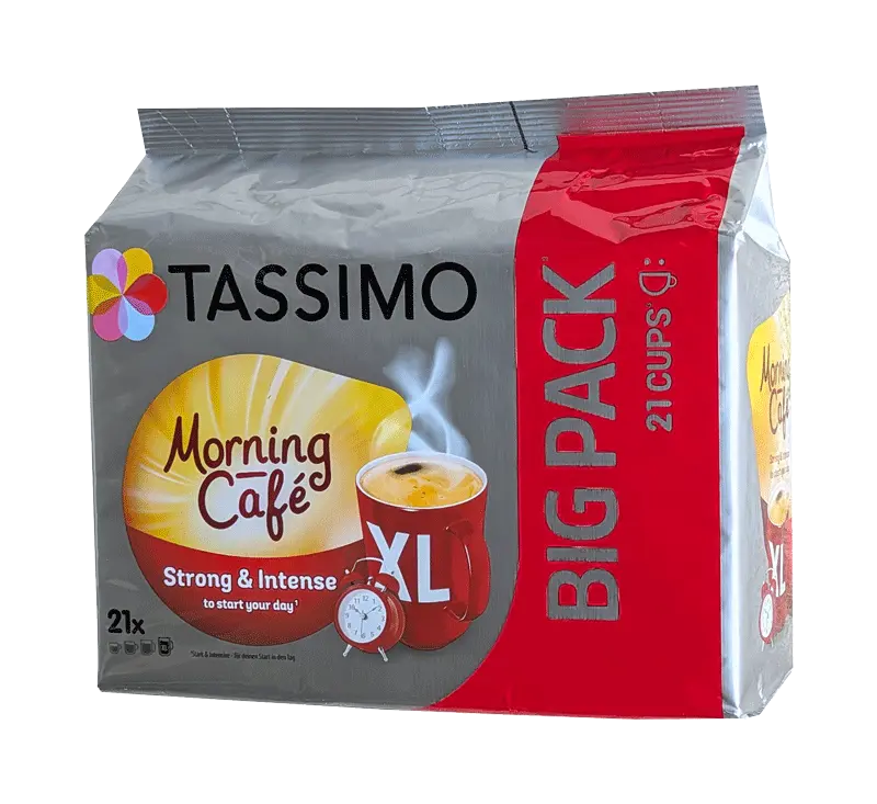 Кафе капсули Jacobs Tassimo Morning Café Strong XL, 21 бр.