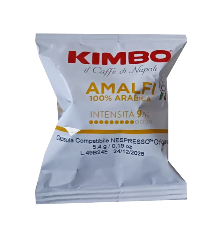 Кафе капсули Kimbo Amalfi  100% Арабика 100 бр. съвместими с Nespresso