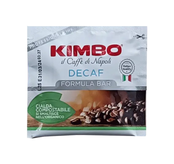 Кафе филтри дози Kimbo без кофеин 50 бр. Ese 44 мм