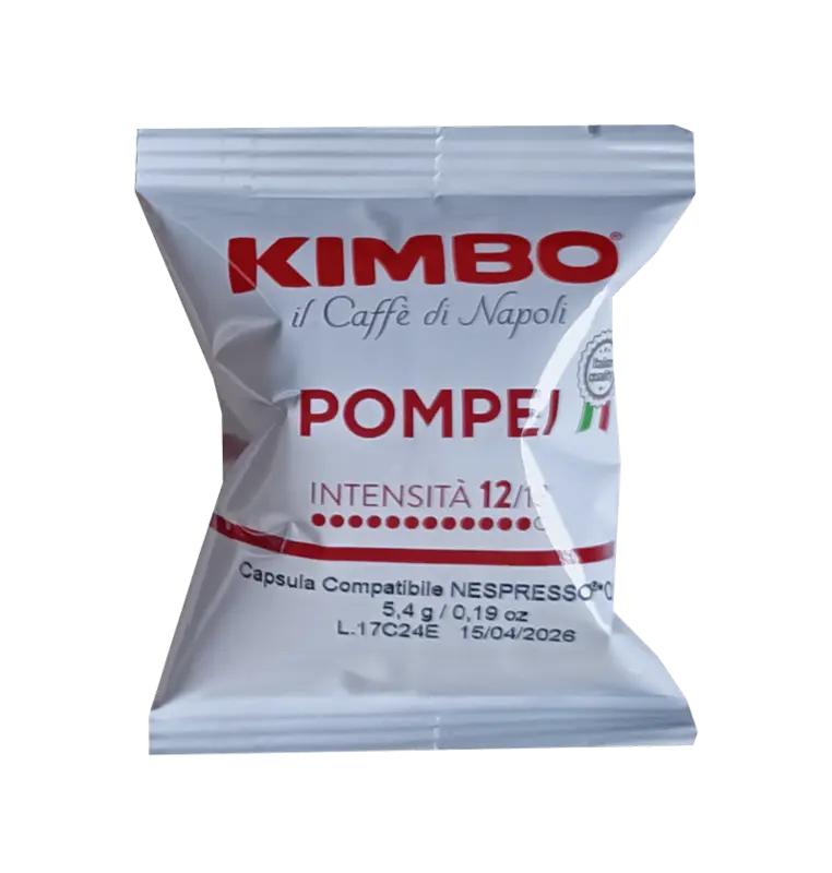 Кафе капсули Kimbo Pompei 100 бр. съвместими с Nespresso