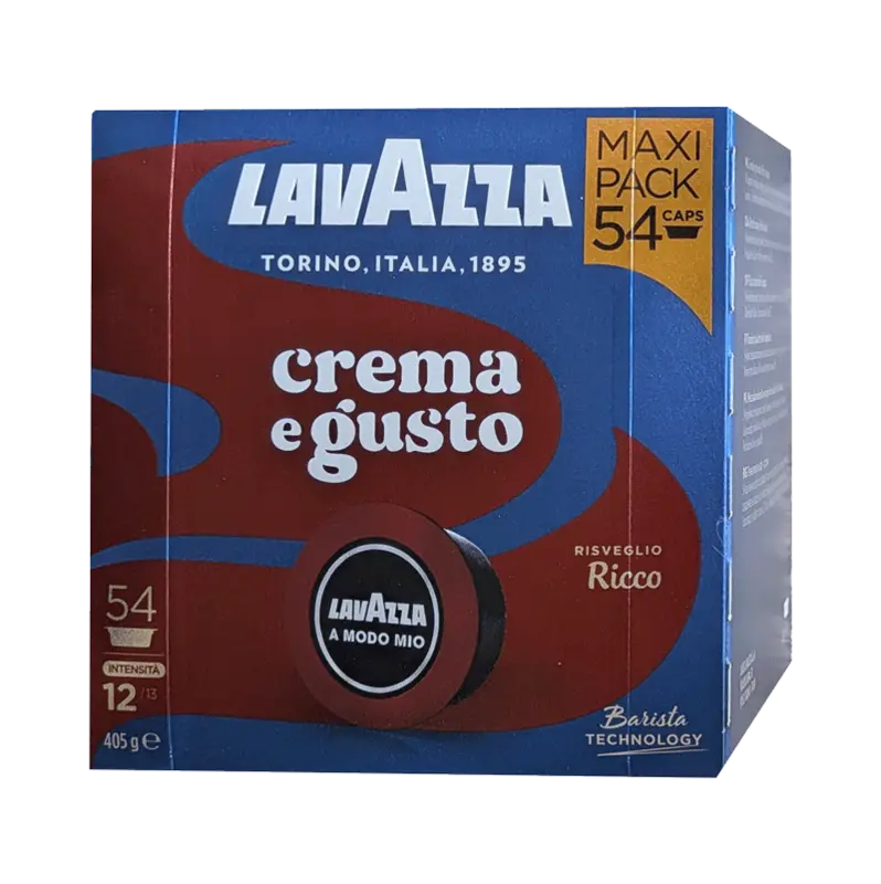 54 бр. кафе капсули LAVAZZA CREMA E GUSTO RICCO A Modo Mio