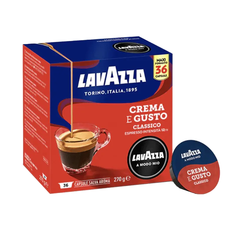 Кафе капсули Lavazza Crema e Gusto Classico A Modo Mio 36 бр.
