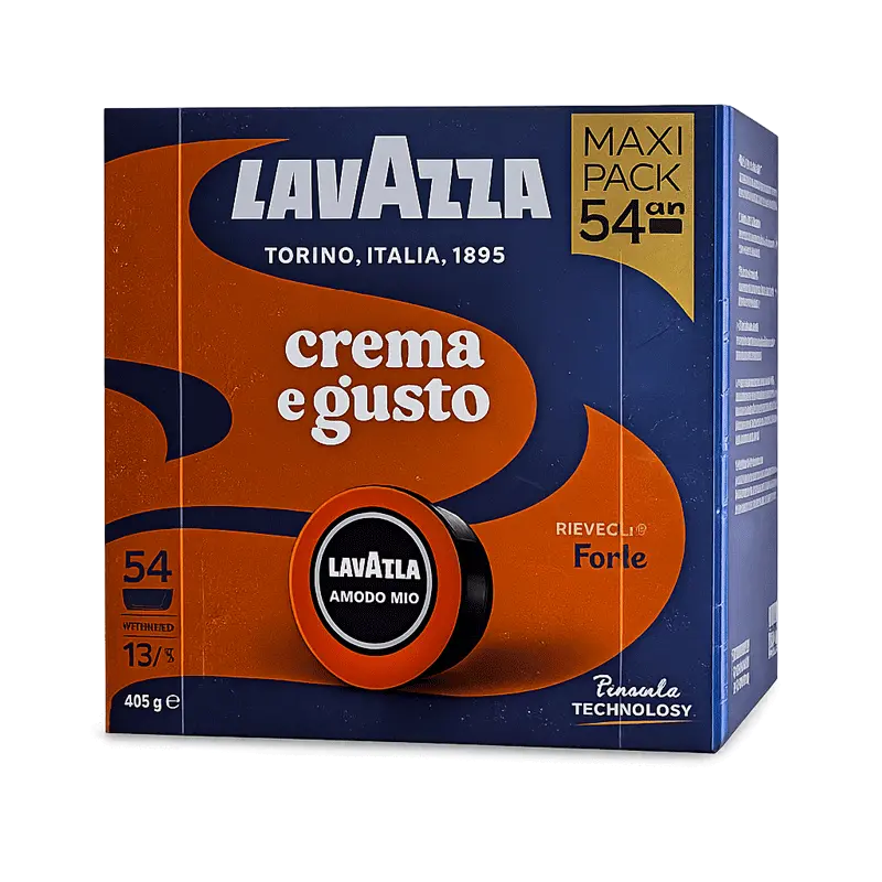 54 бр. кафе капсули LAVAZZA CREMA E GUSTO FORTE A MODO MIO