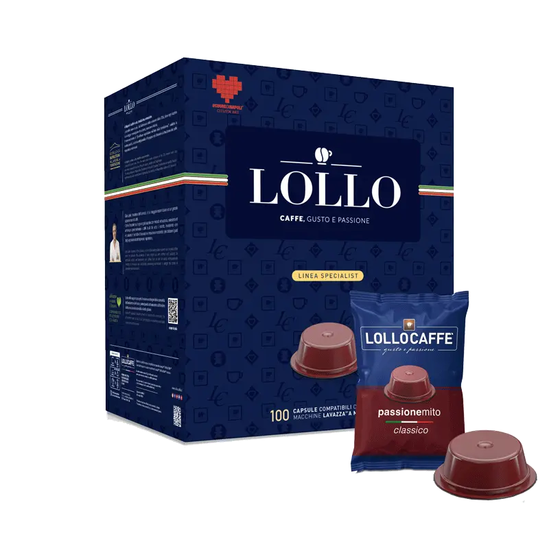 Капсули за кафе Lollo Caffè Classico 100 бр. съвместими с A Modo Mio