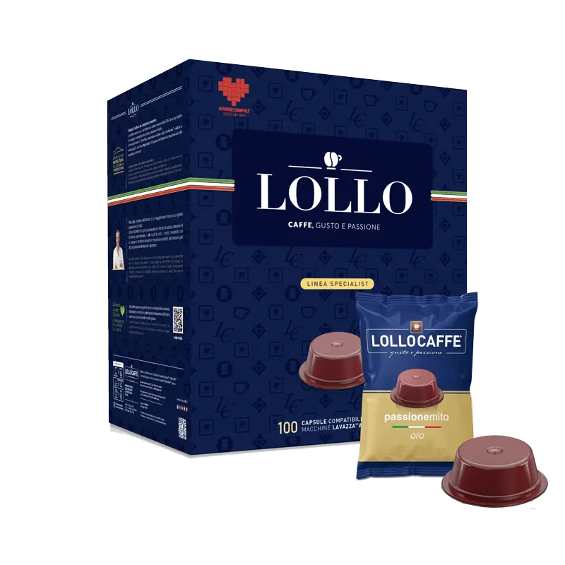 Капсули за кафе Lollo Caffè ORO 100 бр. съвместими с A Modo Mio