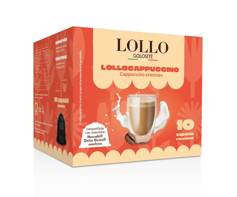 Капсули Lollo Golositè капучино съвместими с Nescafe Dolce Gusto 10 бр.
