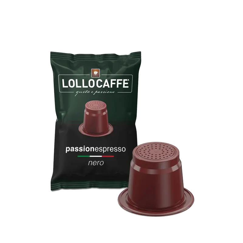 Капсули Lollo Nero Espresso 100 бр. съвместими с Nespresso