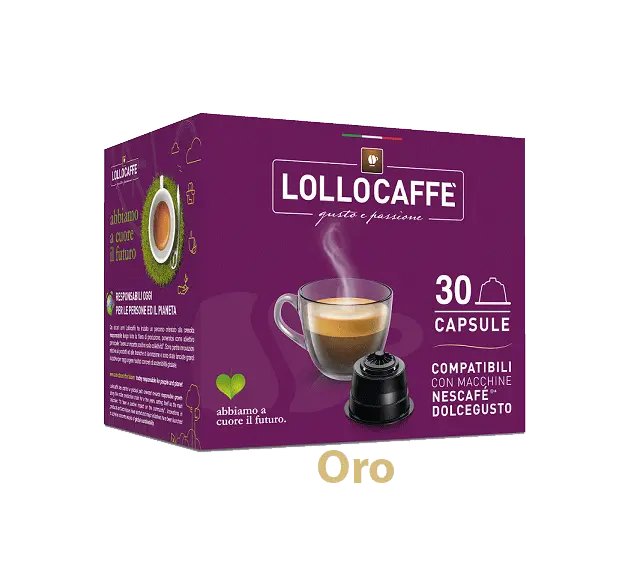 Капсули Lollo Caffè Oro 30 бр. съвместими с Nescafe Dolce Gusto