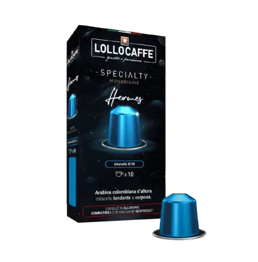 Алуминиеви капсули Lollo Caffè Specialty Miscela Hermes съвместими с Nespresso 10 бр.